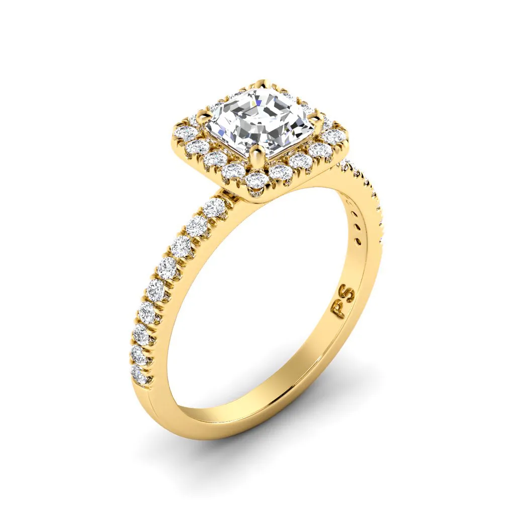 0.80-1.95 CT Round & Ascher Cut Diamonds - Engagement Ring