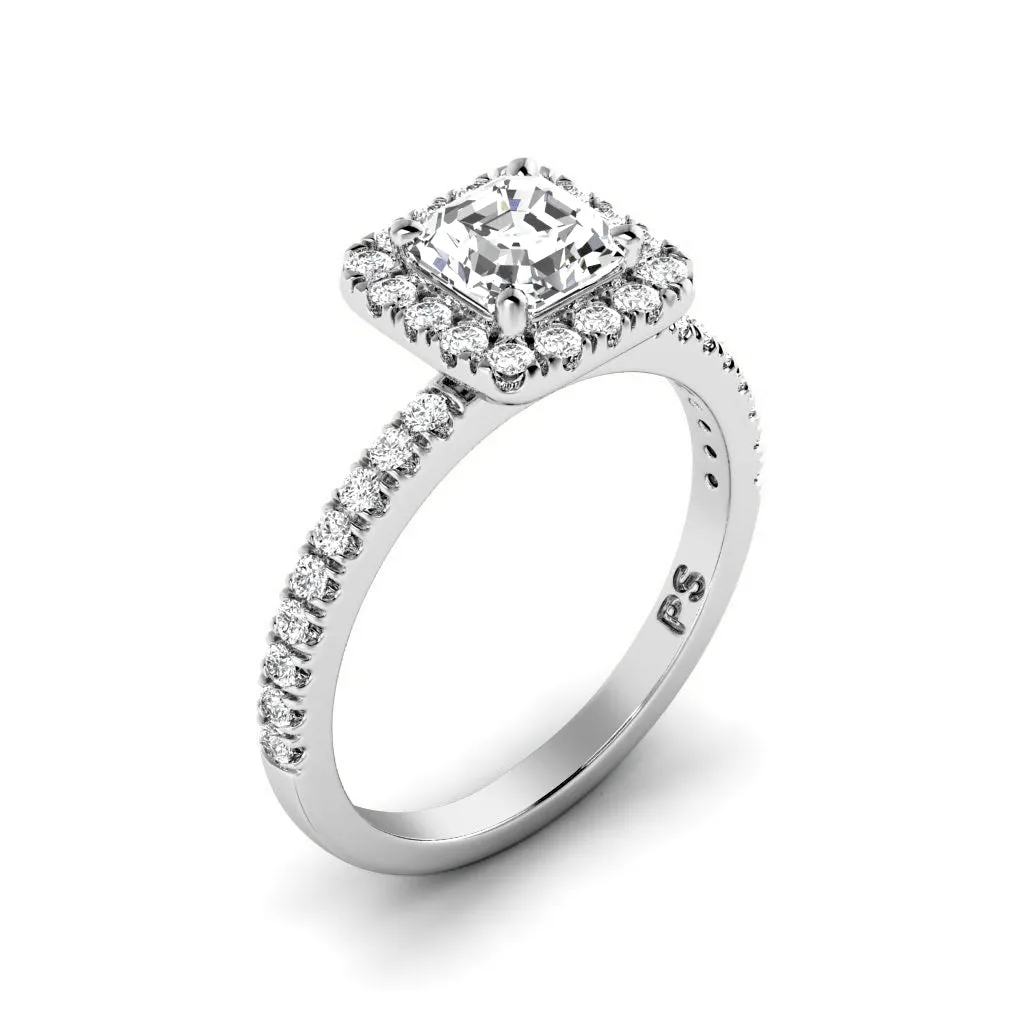 0.80-1.95 CT Round & Ascher Cut Diamonds - Engagement Ring