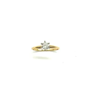 1/3 CTW Round Diamond Solitaire Ring