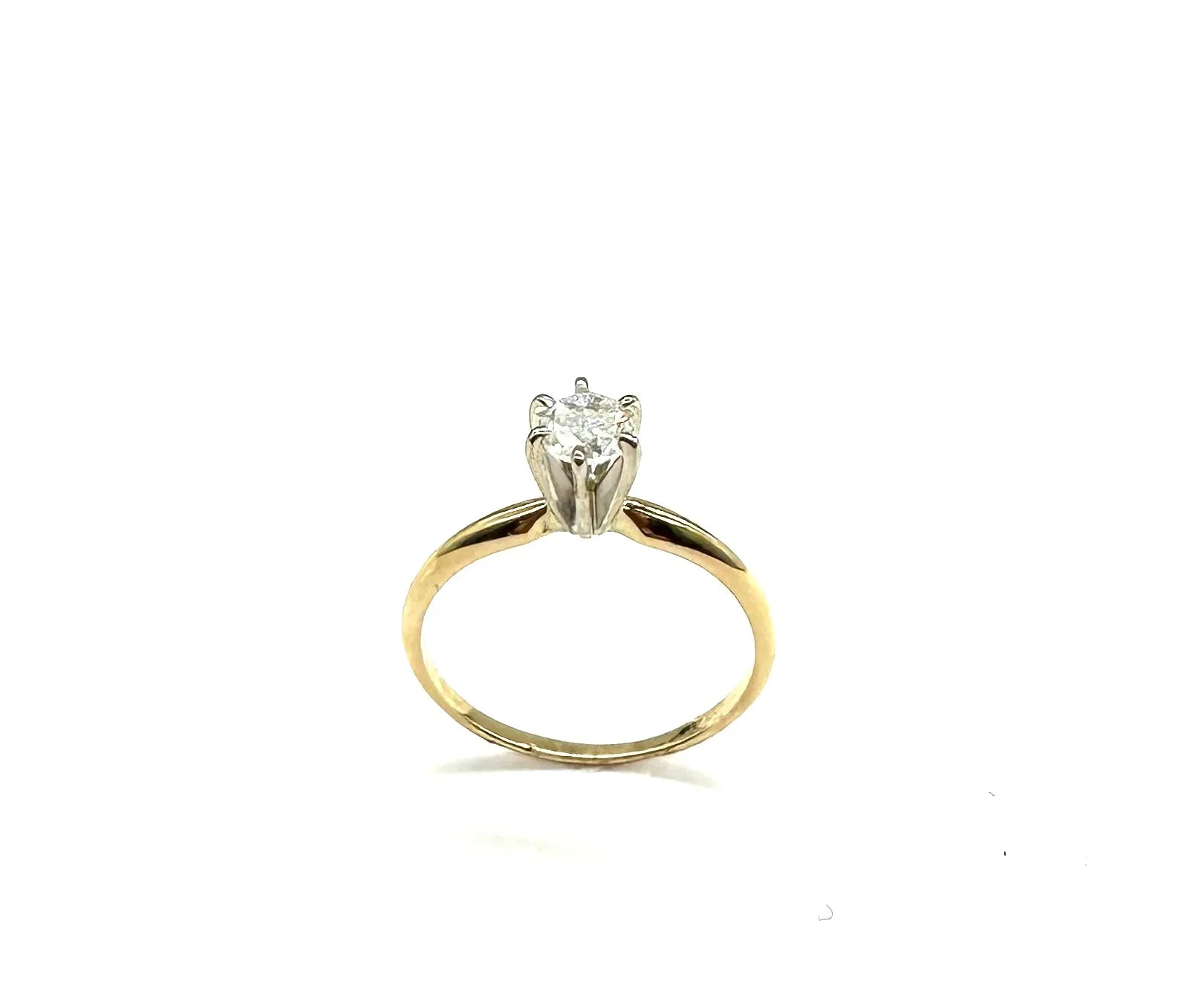 1/3 CTW Round Diamond Solitaire Ring