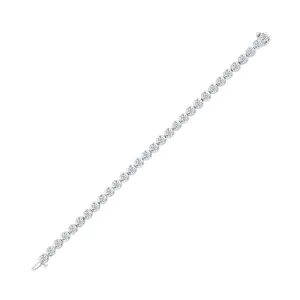 14KT White Gold & Diamond Tennis Bracelet - 1 2/7 ctw