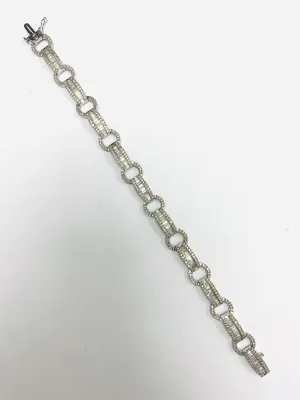 18ct White Gold 2.00cts Diamond Set Bracelet