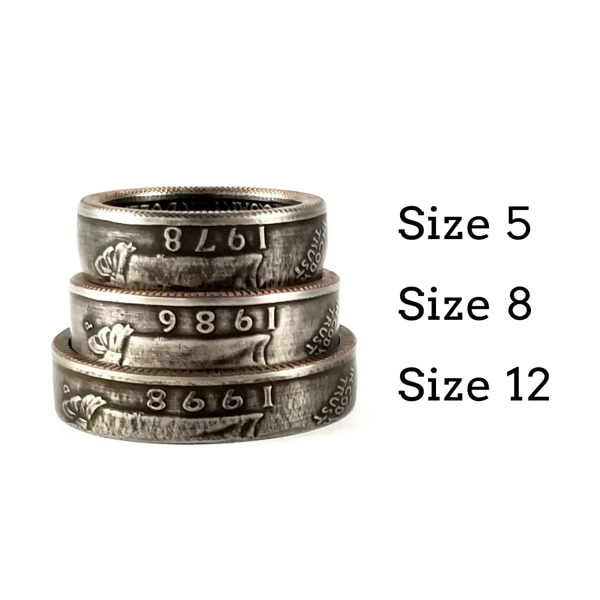 1966 Washington Quarter Coin Ring