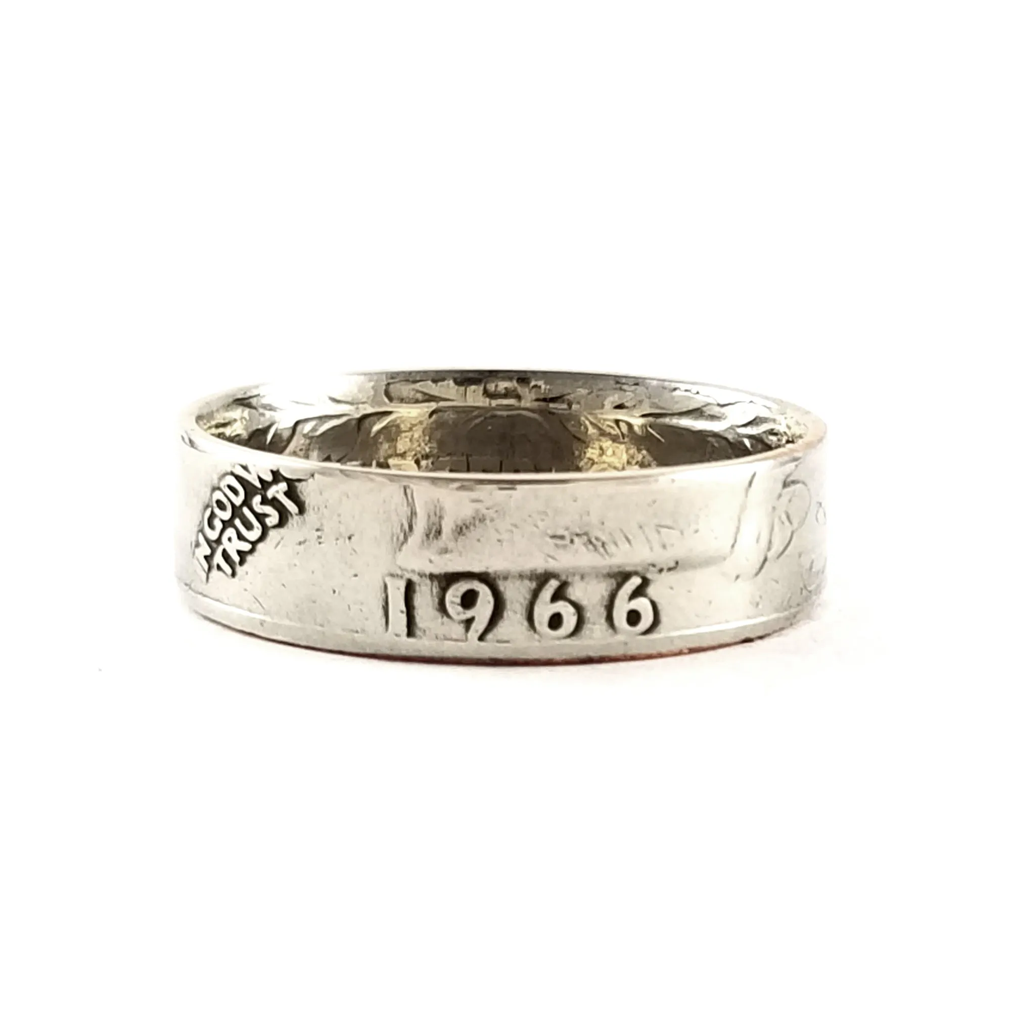 1966 Washington Quarter Coin Ring