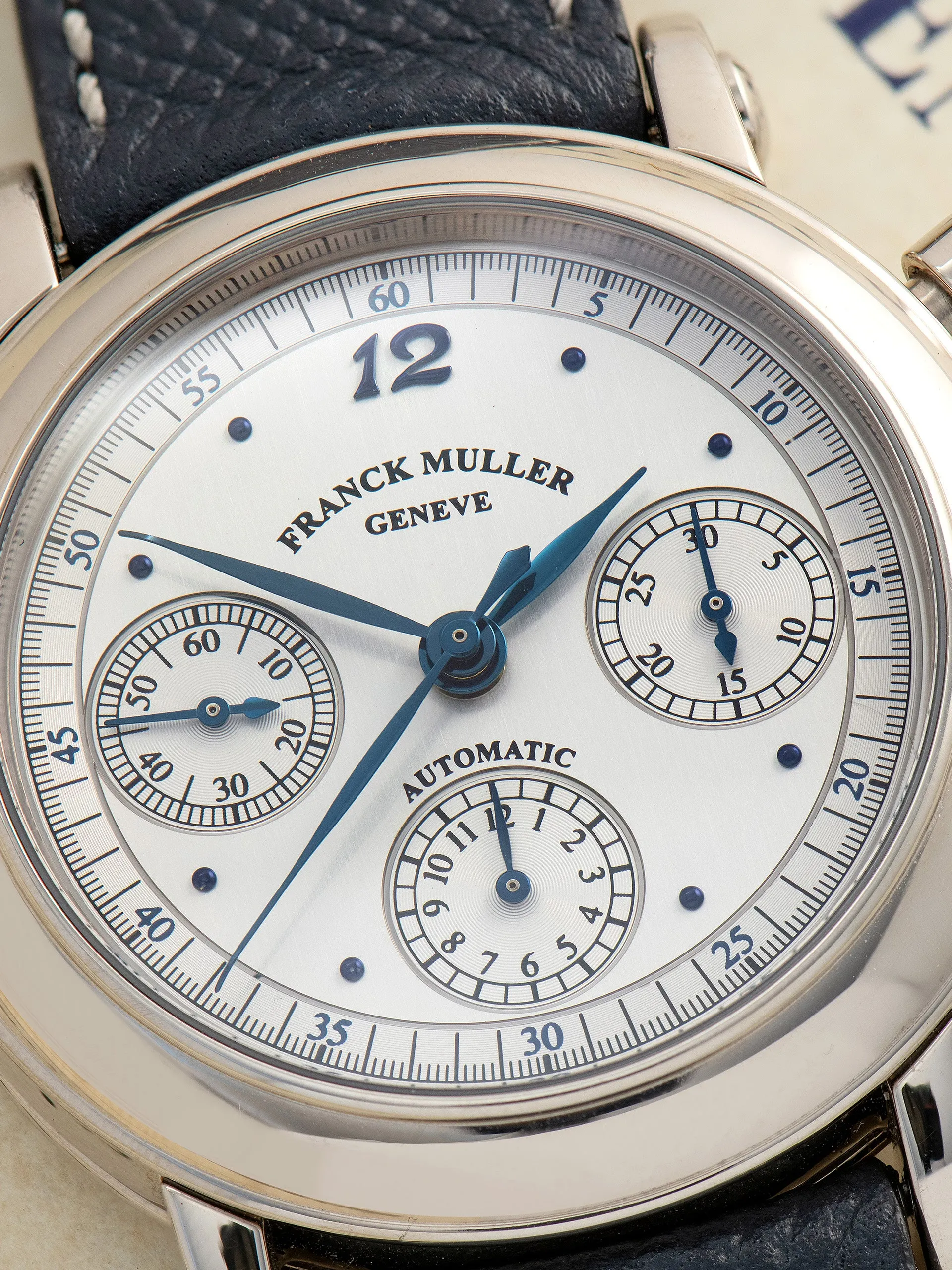 2014 Franck Muller Classique Chronograph 18K WG (Ref. 7000CC) W/ Box & Papers