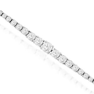 3.15 Carat t.w. Graduated Diamond Tennis Bracelet