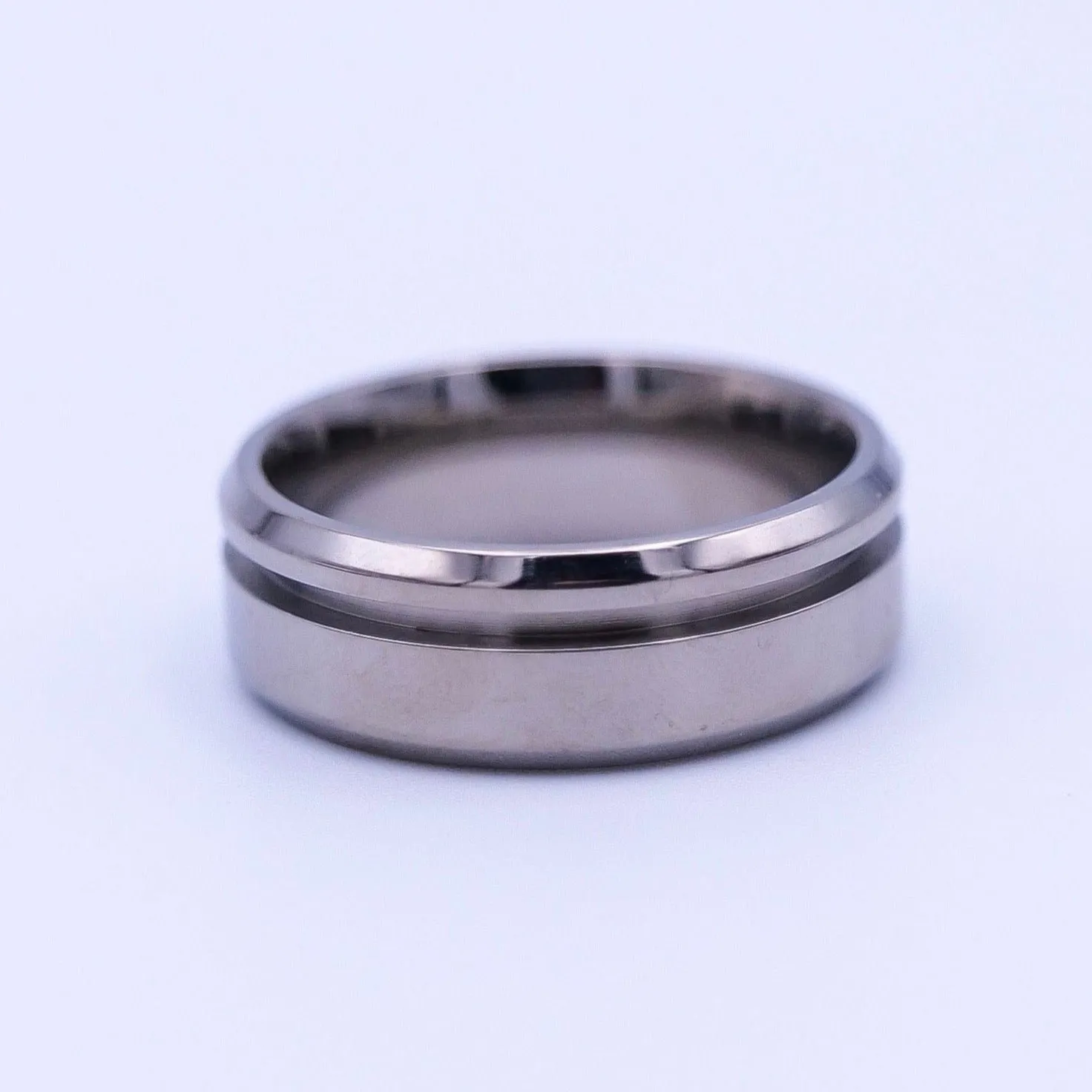 5 Pack - Tungsten Ring Blanks Offset Channel