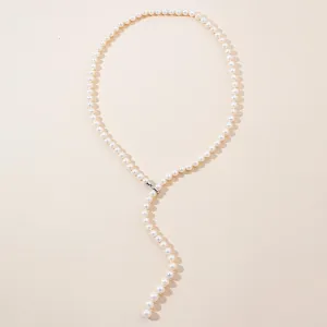 Adjustable Pearl Lariat