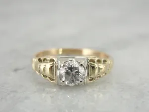 Antique Art Deco Diamond Engagement Ring