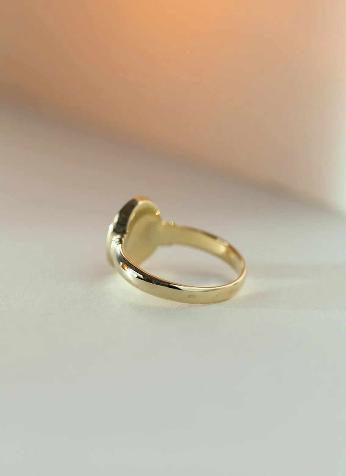 Betsy signet ring 14k gold