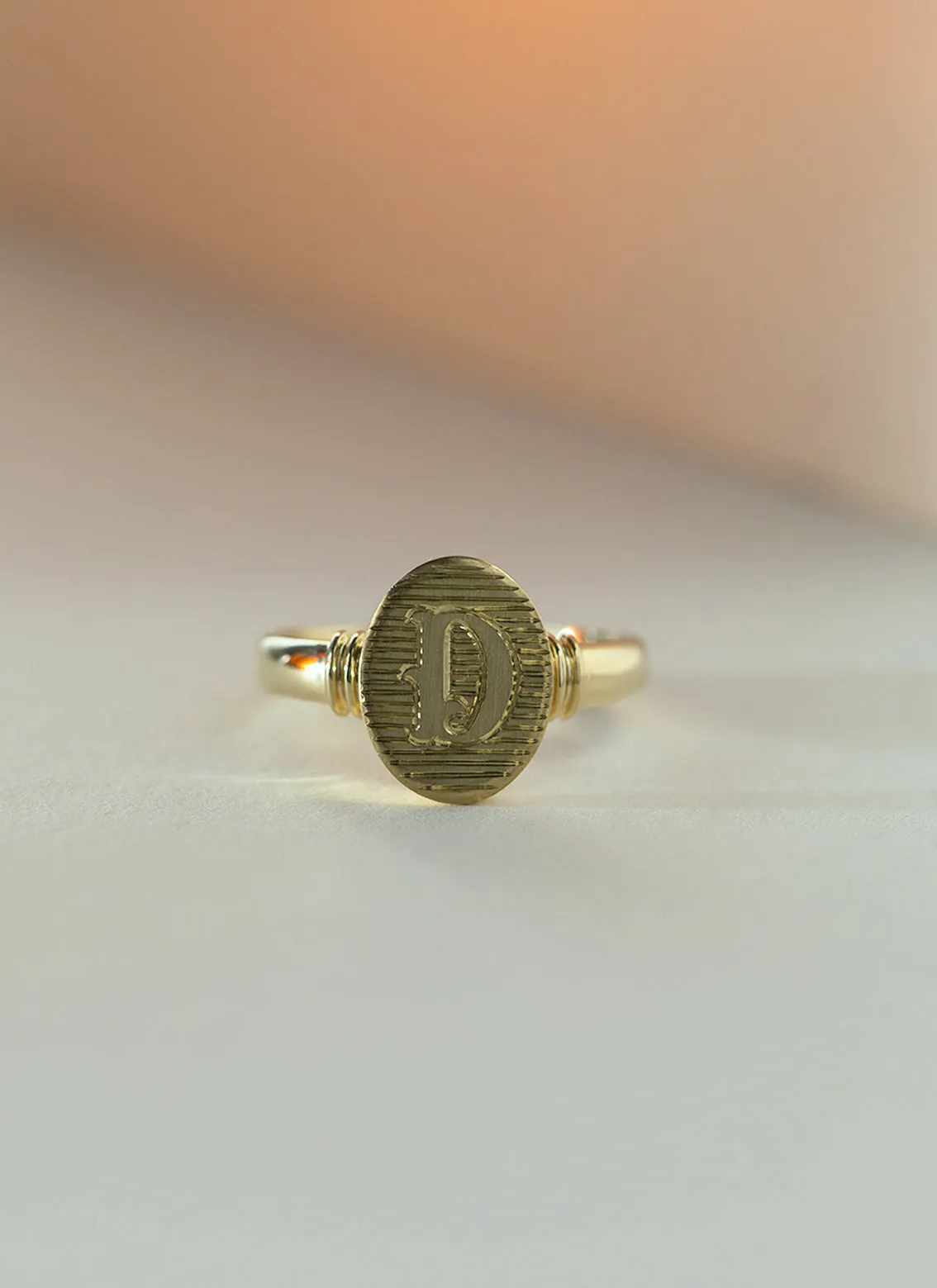 Betsy signet ring 14k gold