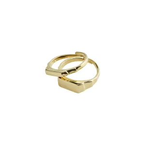 Blink Gold Plated Ring Set