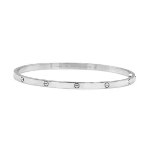 Cartier Love Bangle Small Model 18ct White Gold - Size 20