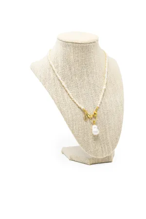 Catch   Release Pearl Droplet Necklace