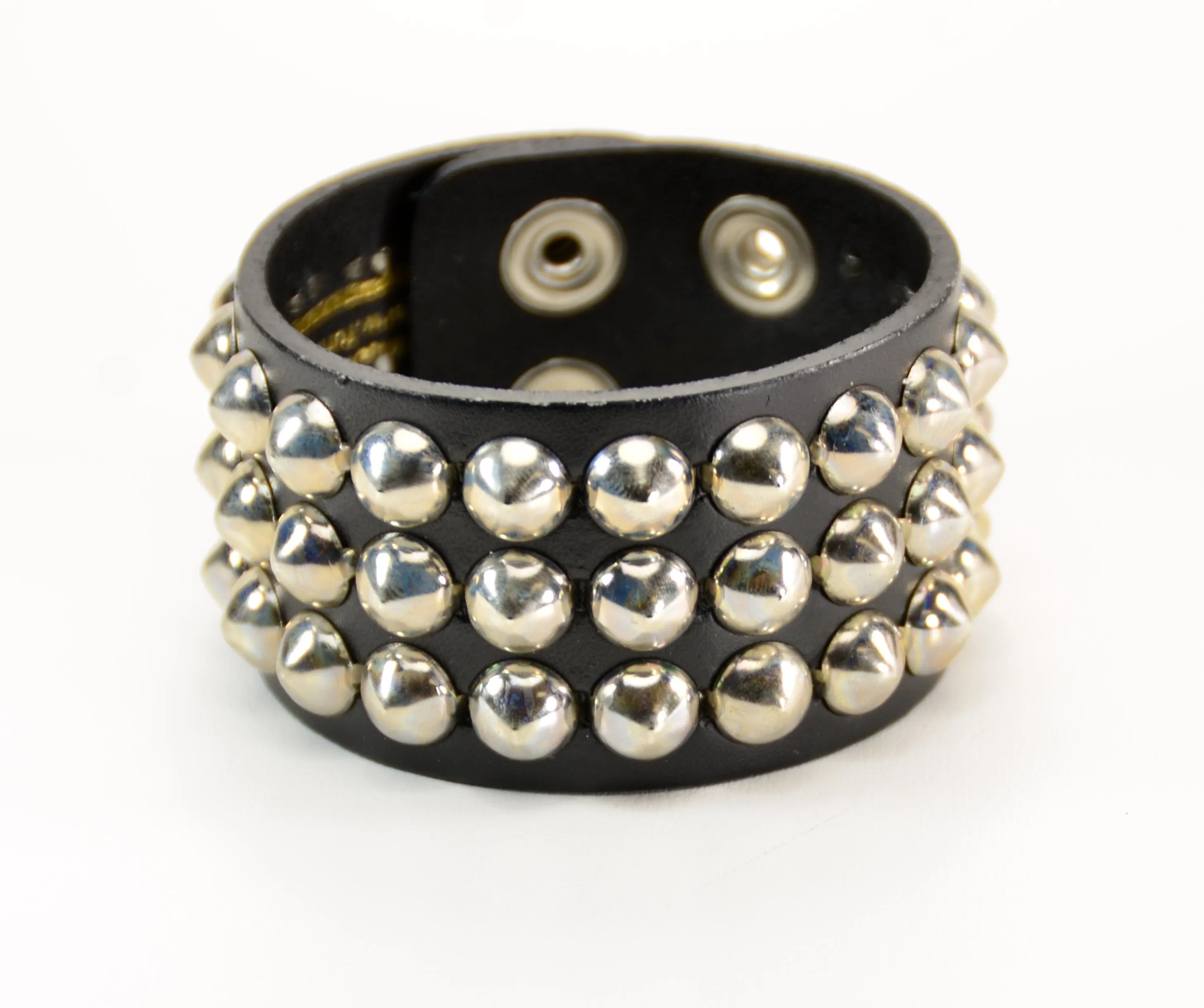 Conical Studded 3 Row Bracelet