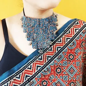 Cotton Neckpiece | Classic Ajrakh | Multicolour