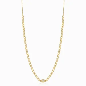 Dazzle Me Curb Choker Necklace