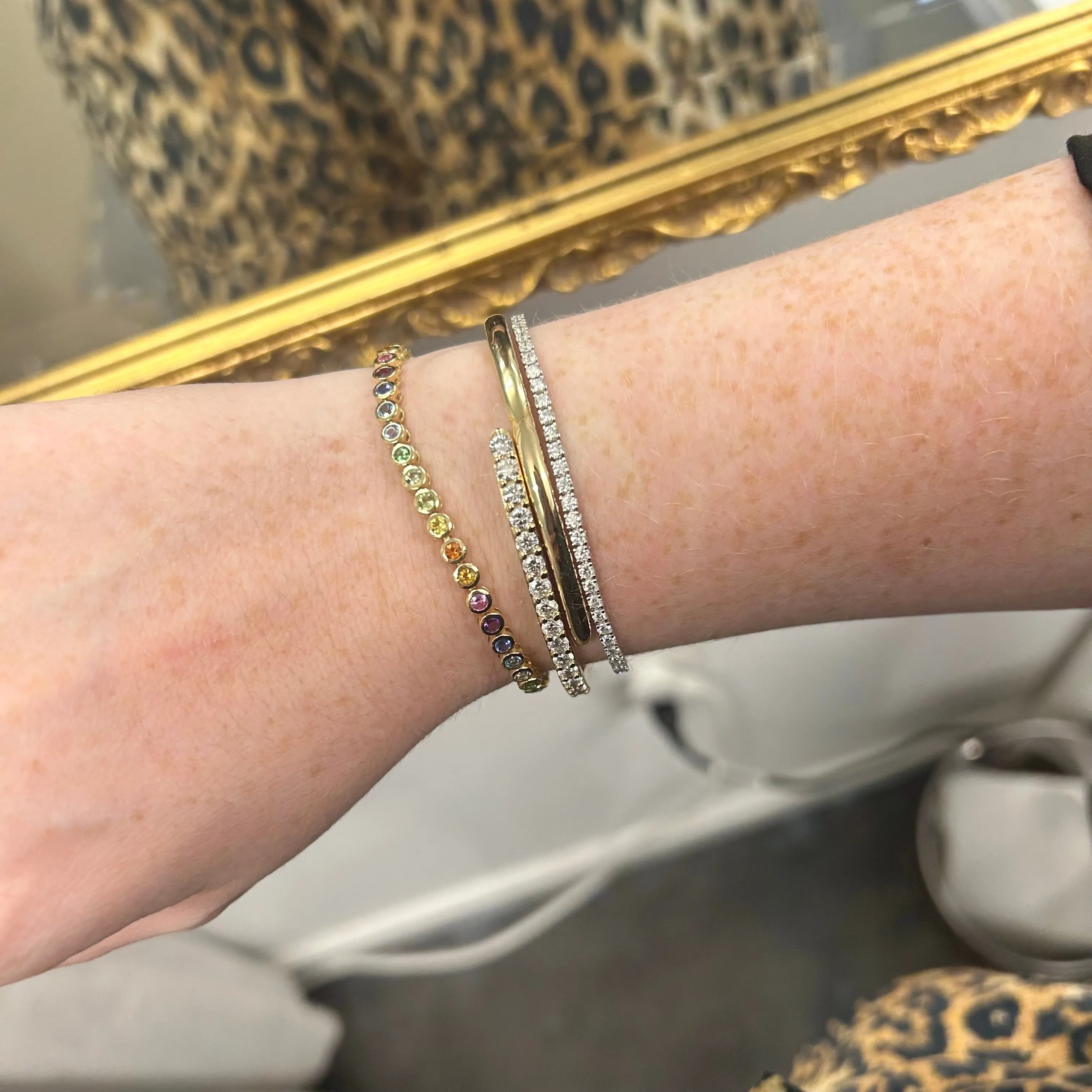 Diamond Bypass Bangle