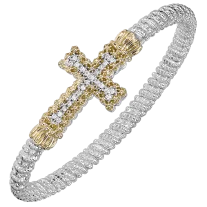 Diamond Cross Bracelet