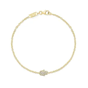 Diamond Mini Hamsa Bracelet