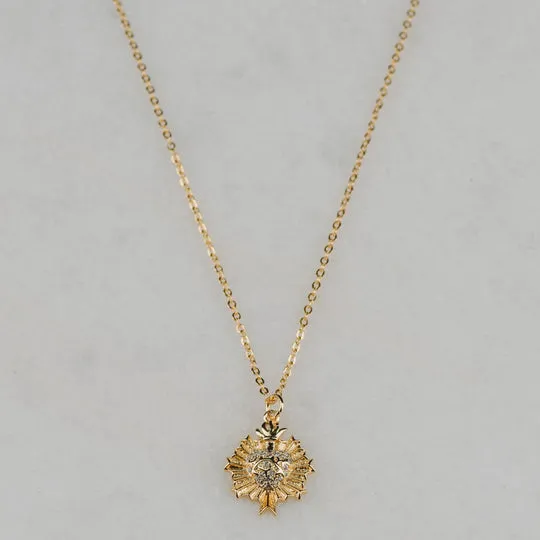 Divine Gold Charm Necklace