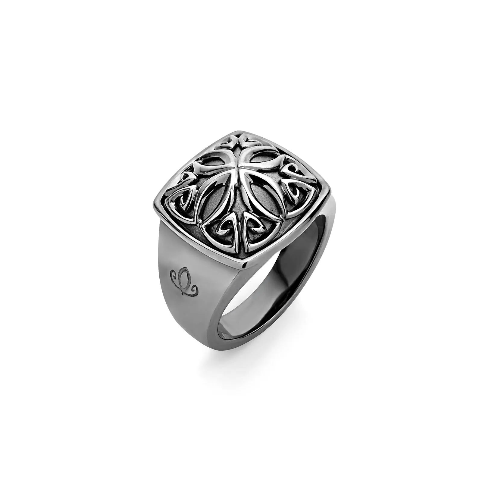 Empress Ring Medium - Black Ruthenium Vermeil