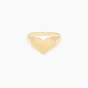 Gorjana Louise Heart Signet Ring