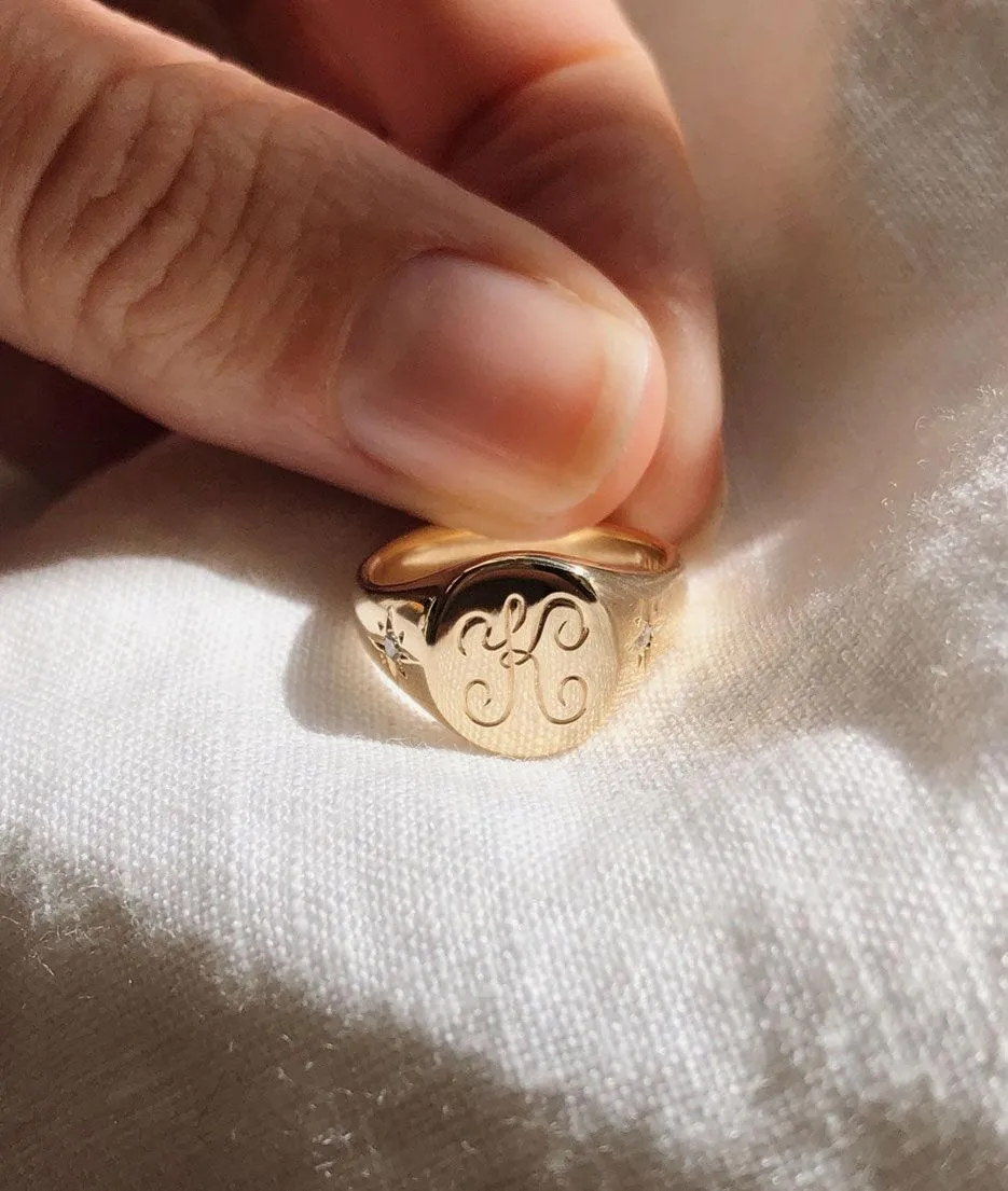 Hand Engraved Small Signet