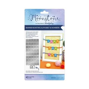 Hunkydory Moonstone Dies - Banner Bunting Alphabet*