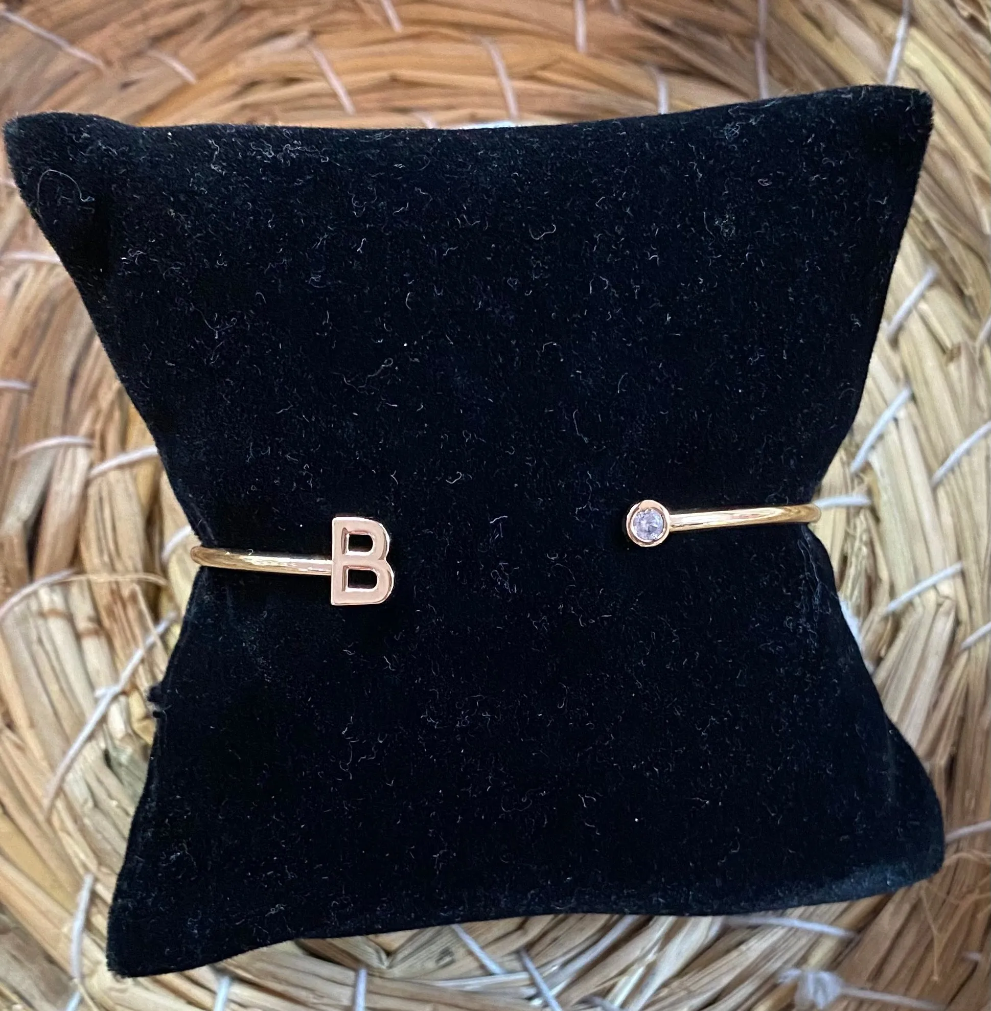 Initial Cuff Bracelet