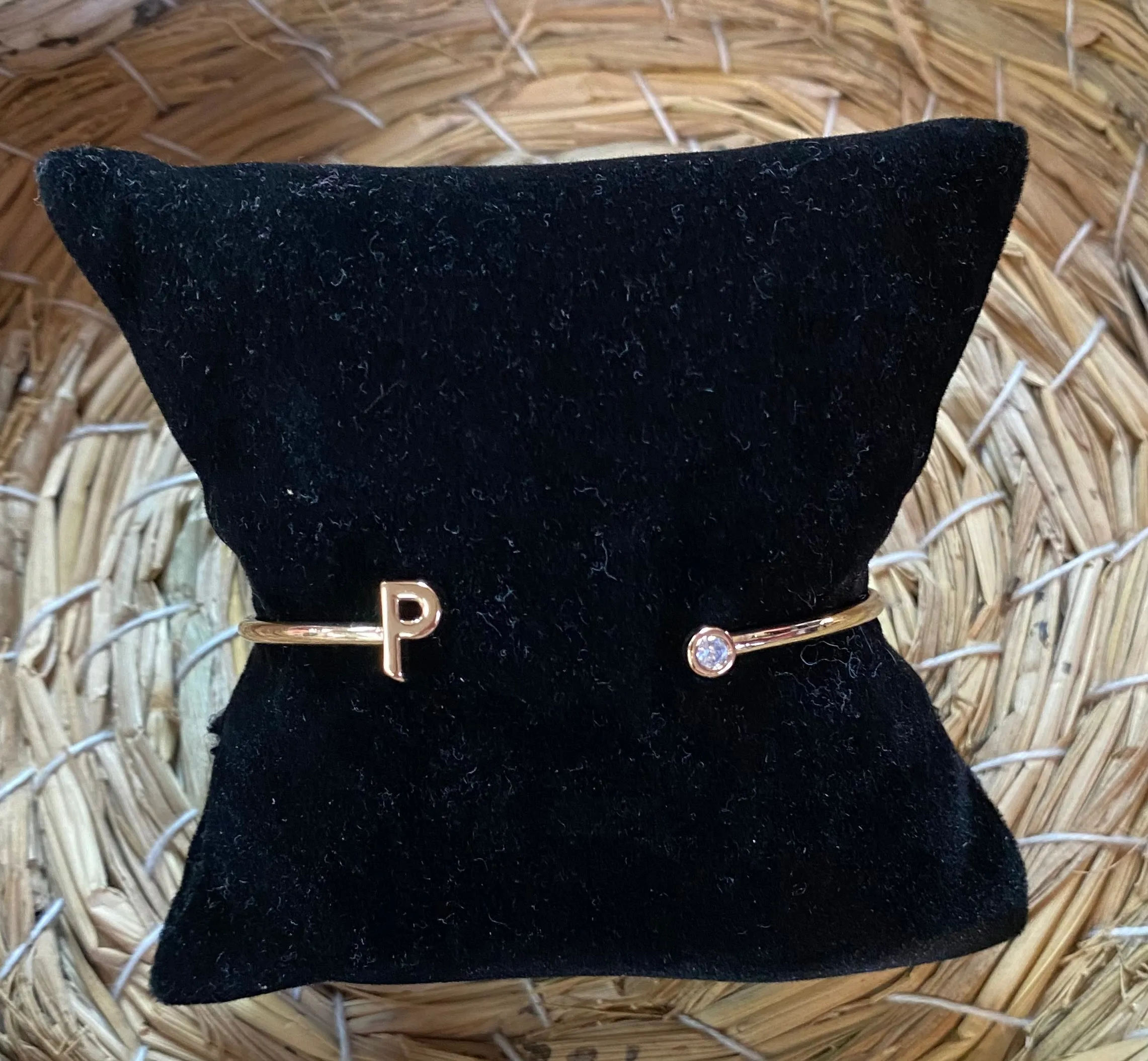 Initial Cuff Bracelet