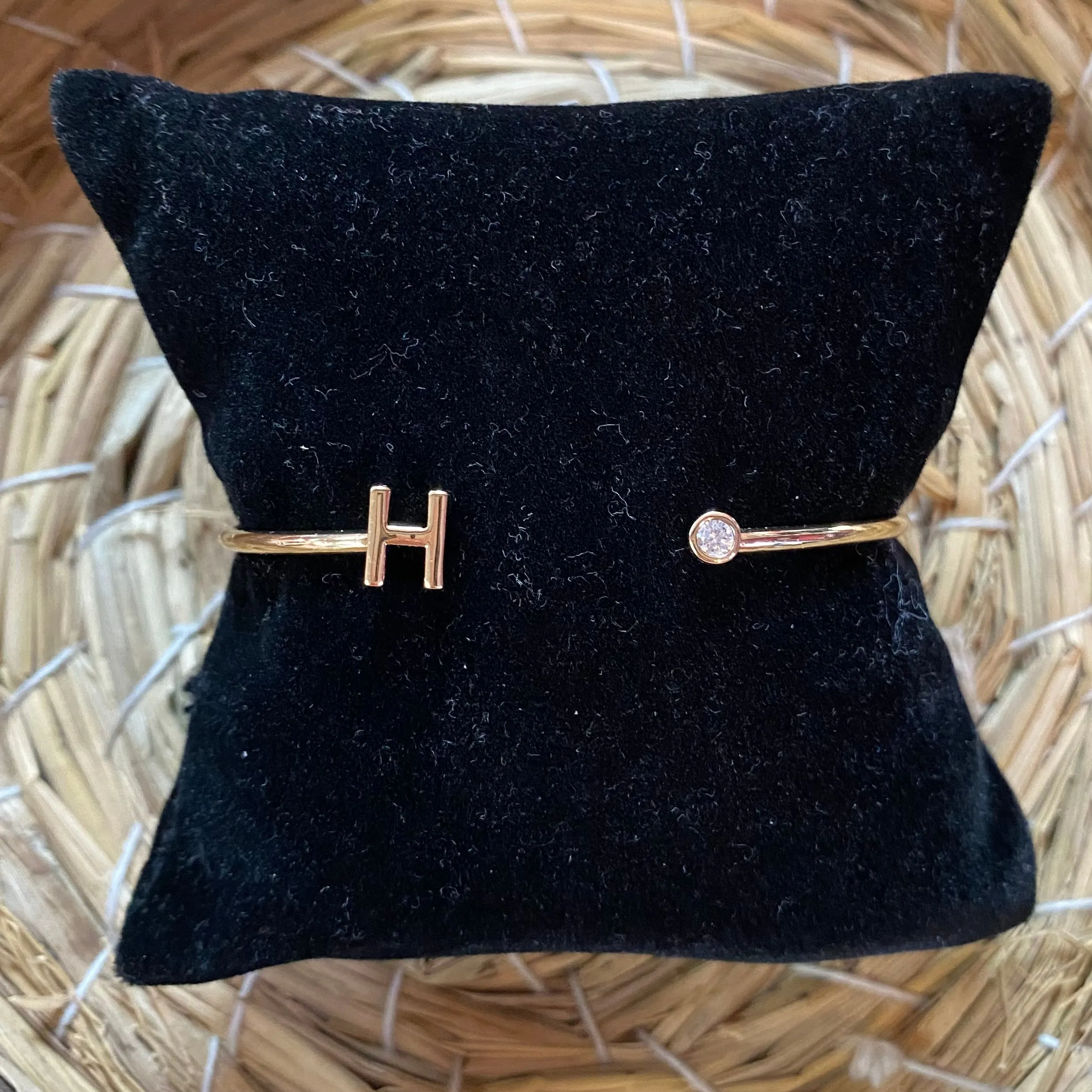 Initial Cuff Bracelet