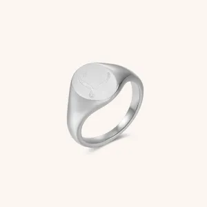 Initial Signet Ring - L