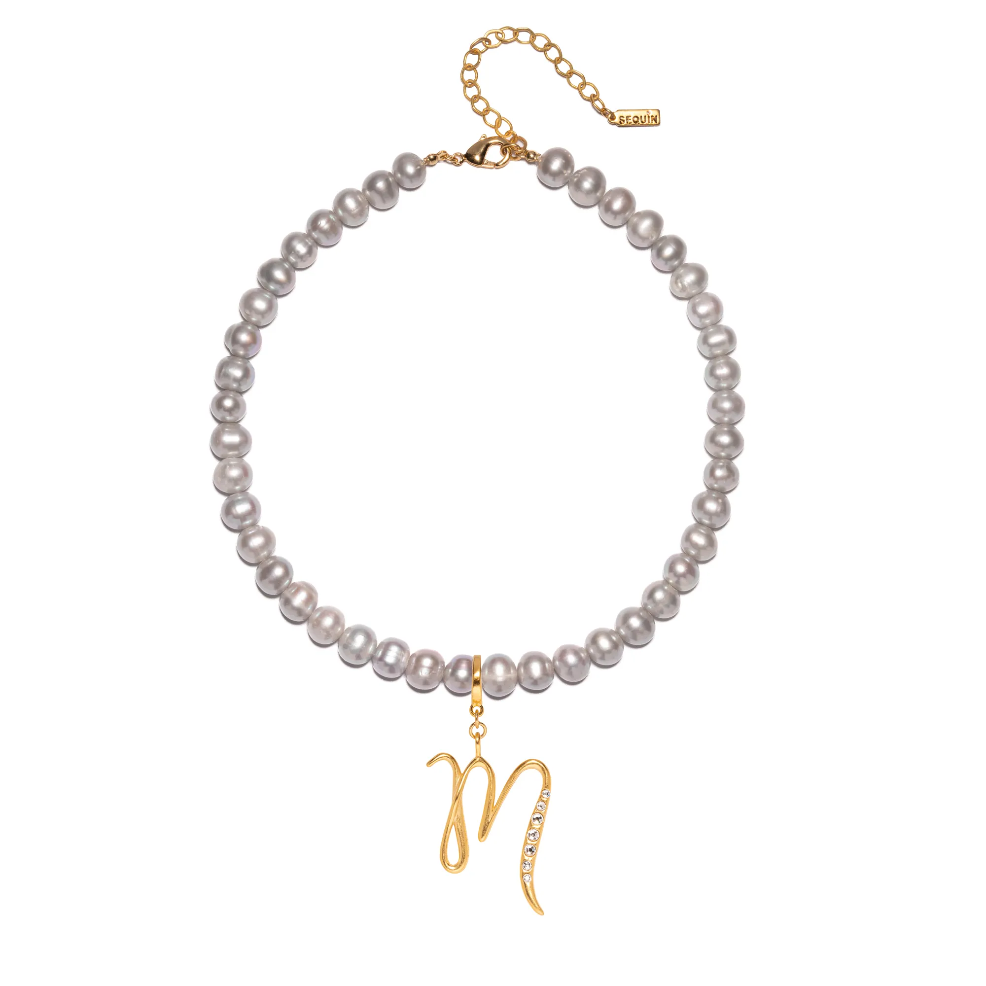 Isla Grey Pearl Necklace