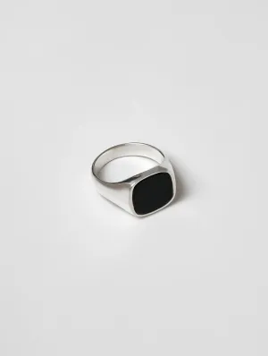 Jules Ring in Onyx and Sterling Silver