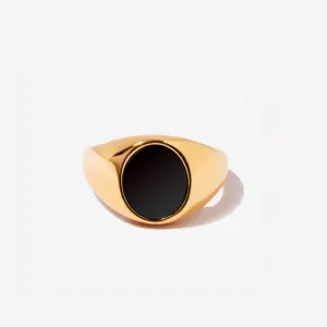 Laurel Black Onyx Ring