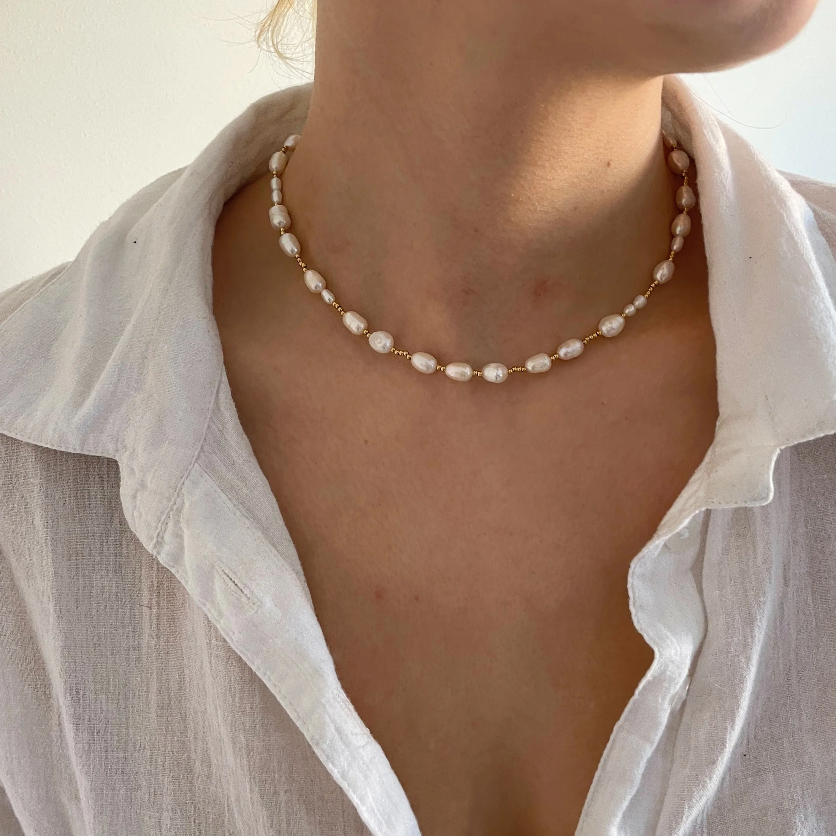 Lucia Pearl Necklace