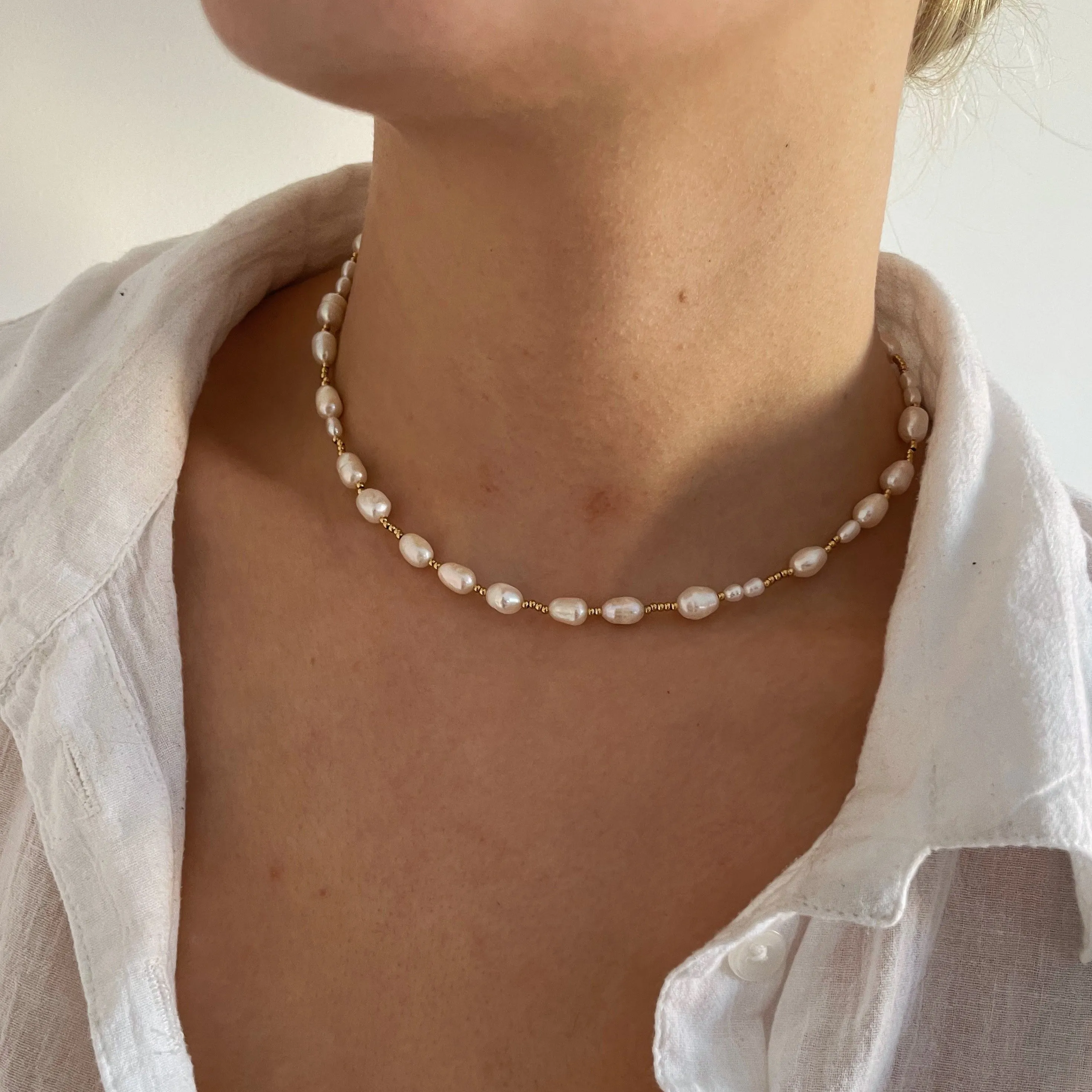 Lucia Pearl Necklace