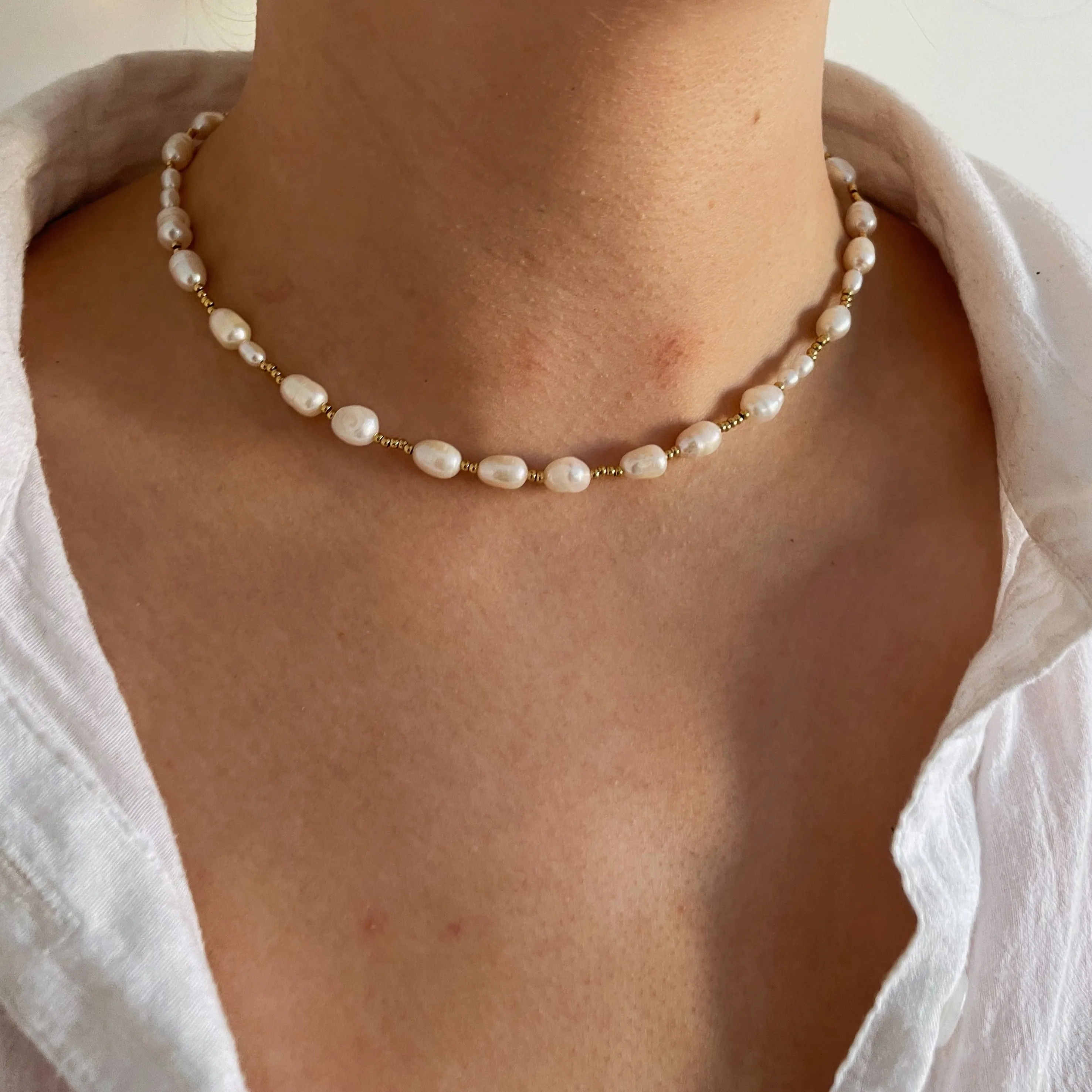 Lucia Pearl Necklace