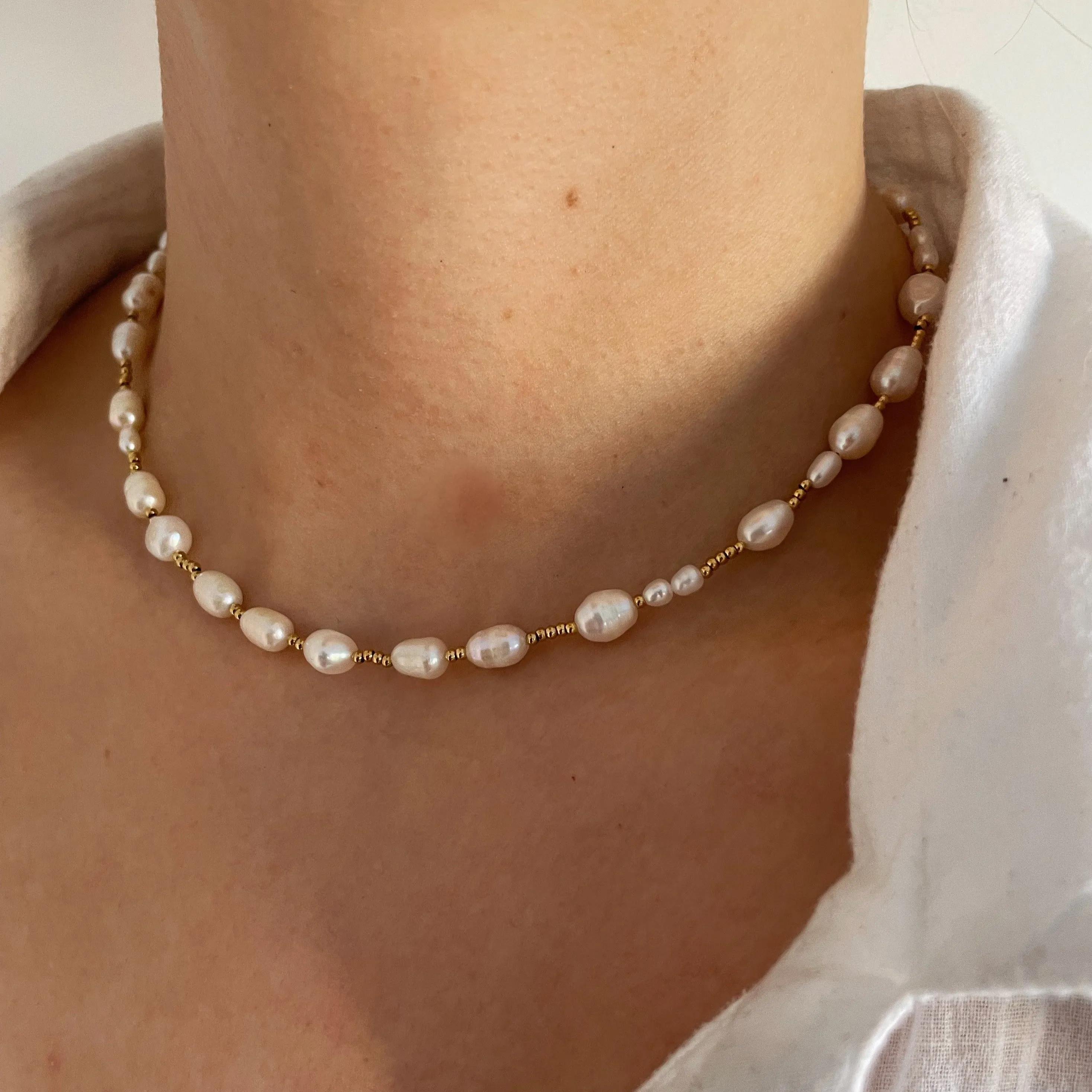 Lucia Pearl Necklace