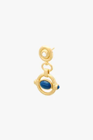 Lunar Blue Stud Gold Plated