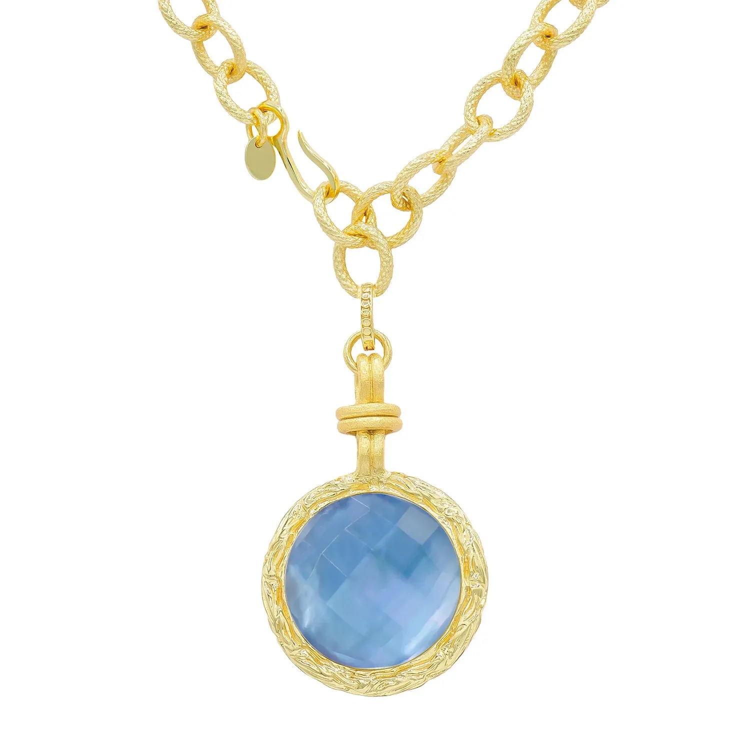 Marcia Moran Marina Necklace in Multi, Aqua, Mother of Pearl or Tanzanite