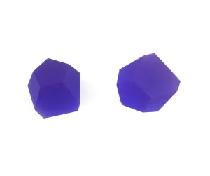 Medium Violet Crystal Stud