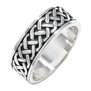 Men's Enamel Celtic Ring