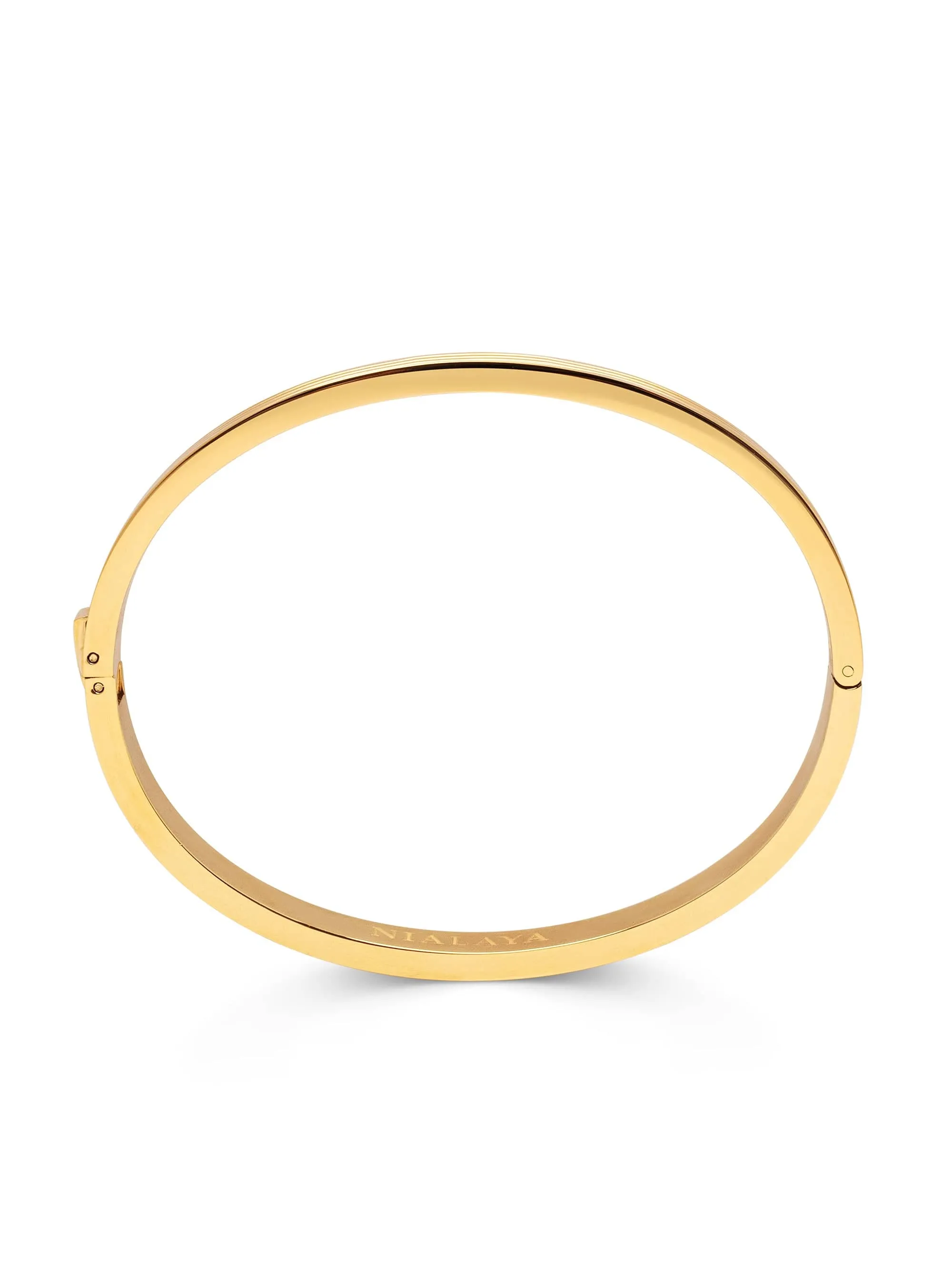 Men's Gold Gentleman Bangle