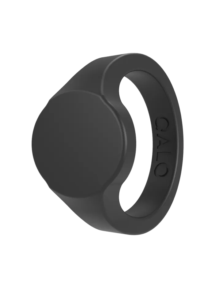 Men's Signet Silicone Ring