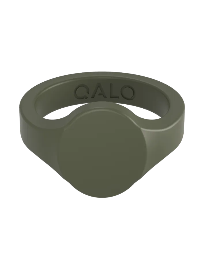 Men's Signet Silicone Ring