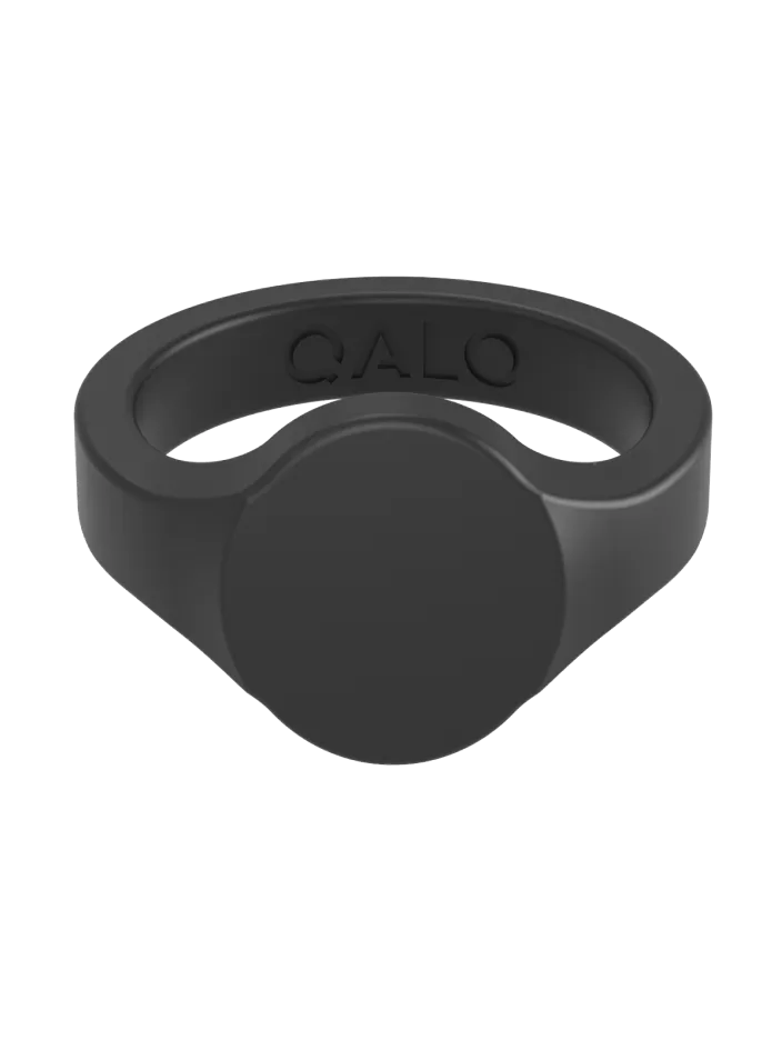 Men's Signet Silicone Ring