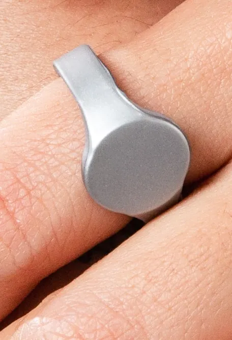 Men's Signet Silicone Ring