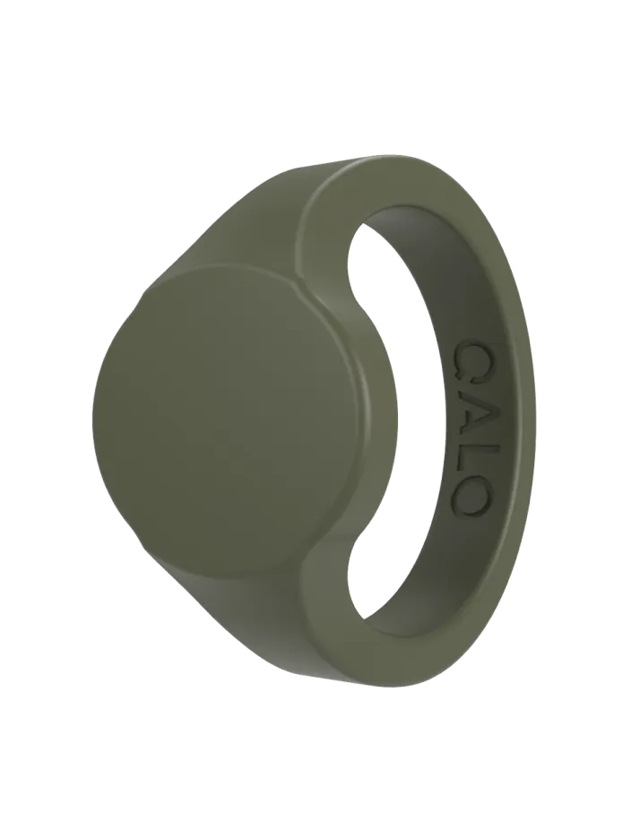 Men's Signet Silicone Ring